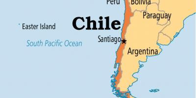 Santiago de Chile mappa