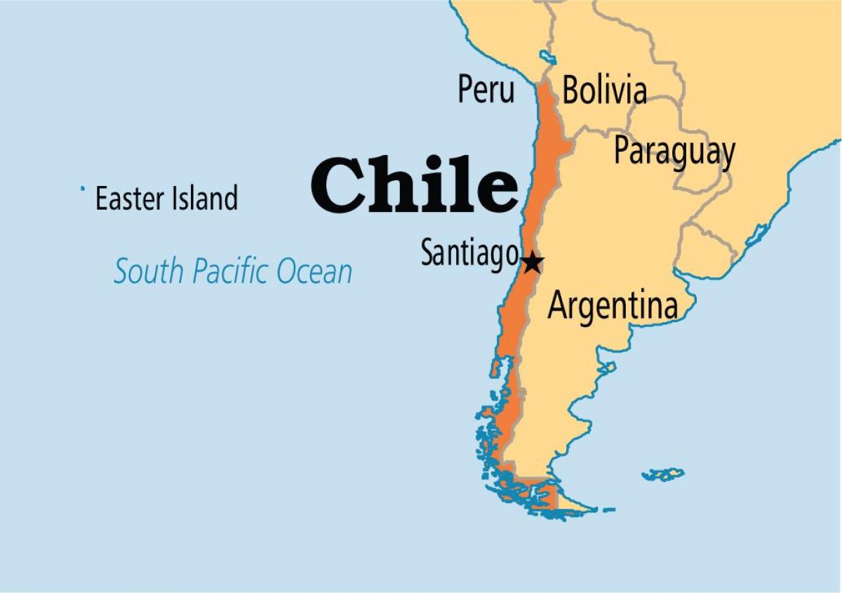 santiago de Chile mappa